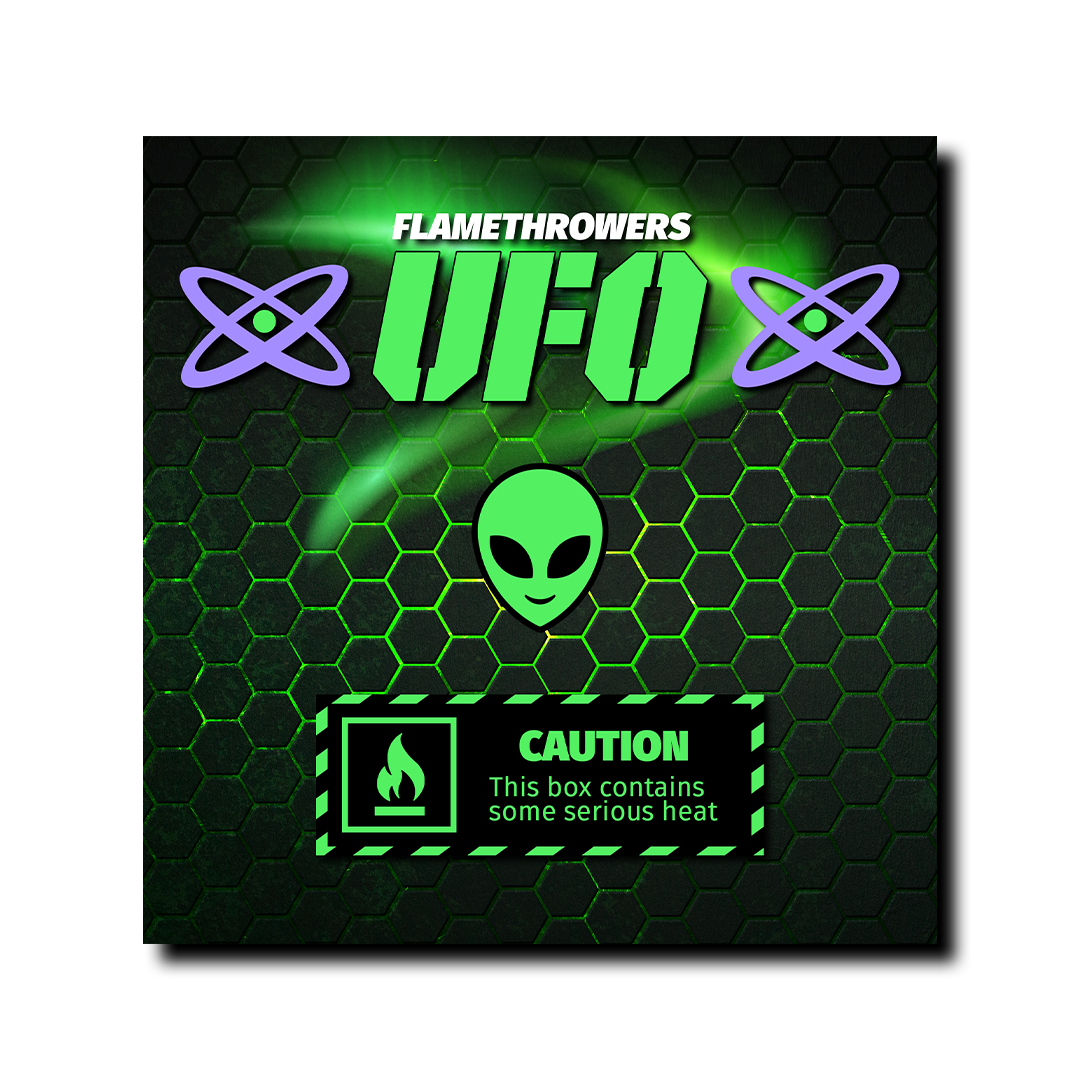Flamethrower UFO – Flamethrowercards