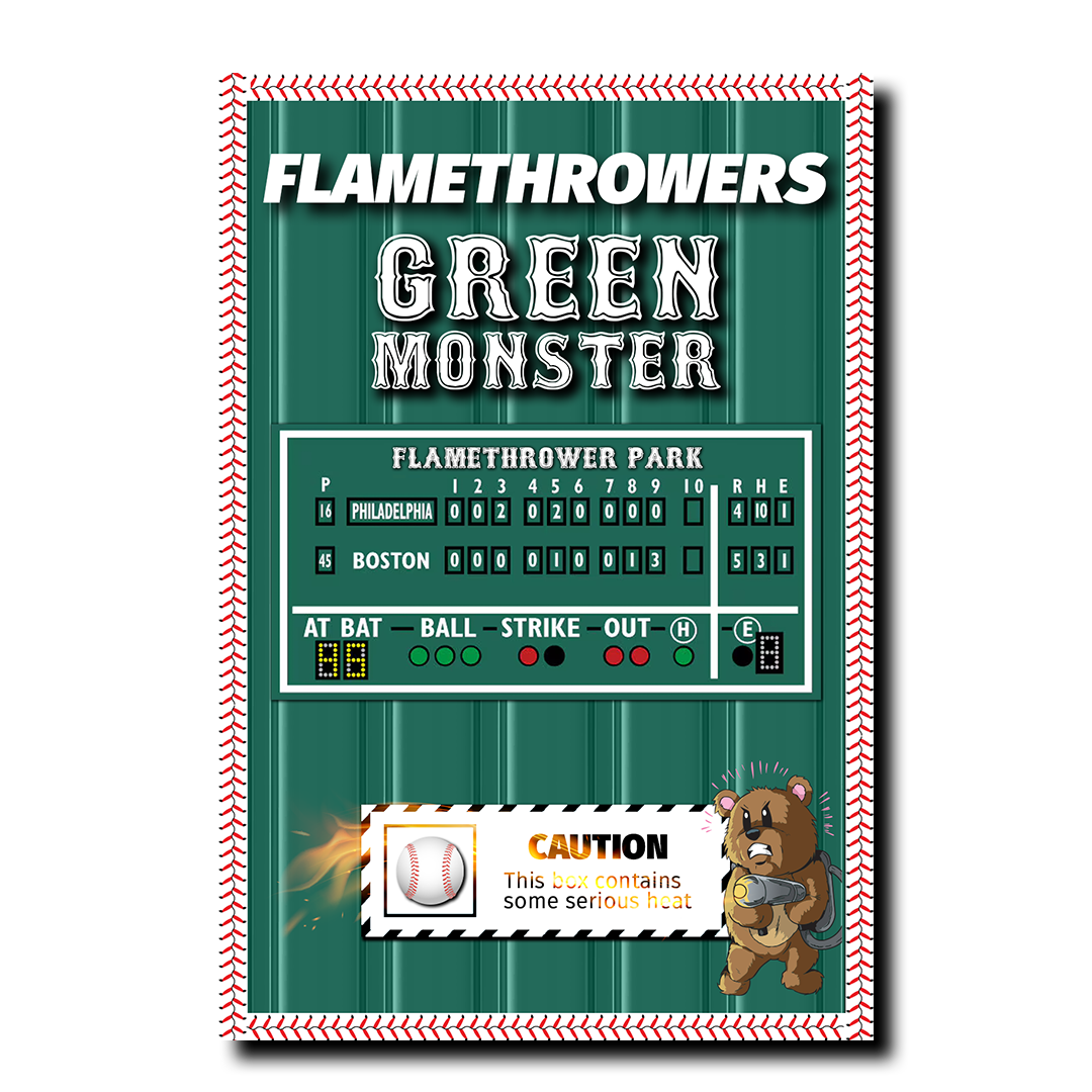 Flamethrower Green Monster